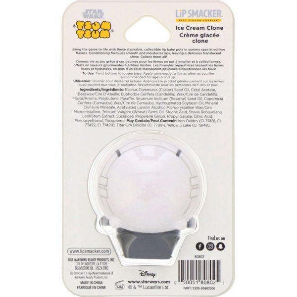 Lip Smacker, Star Wars Tsum Tsum Lip Balm, Stormtrooper, Ice Cream Clone, 0.26 oz (7.4 g) - Imagen 2