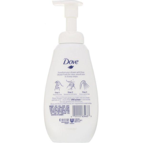 Dove, Espuma para ducha, Pepino y té verde, 400 ml (13,5 oz. líq.) - Imagen 2