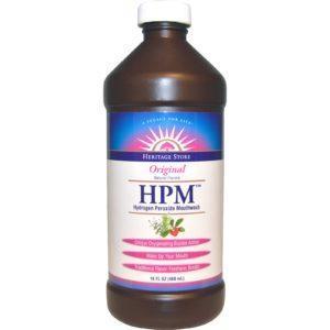 Heritage Store, HPM, Enjuague Bucal Peróxido de Hidrógeno, Original, 16 fl oz (480 ml)