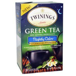 Twinings, Green Tea, Nightly Calm, Descafeinado, 20 bolsas de té, 1.41 oz (40 g)