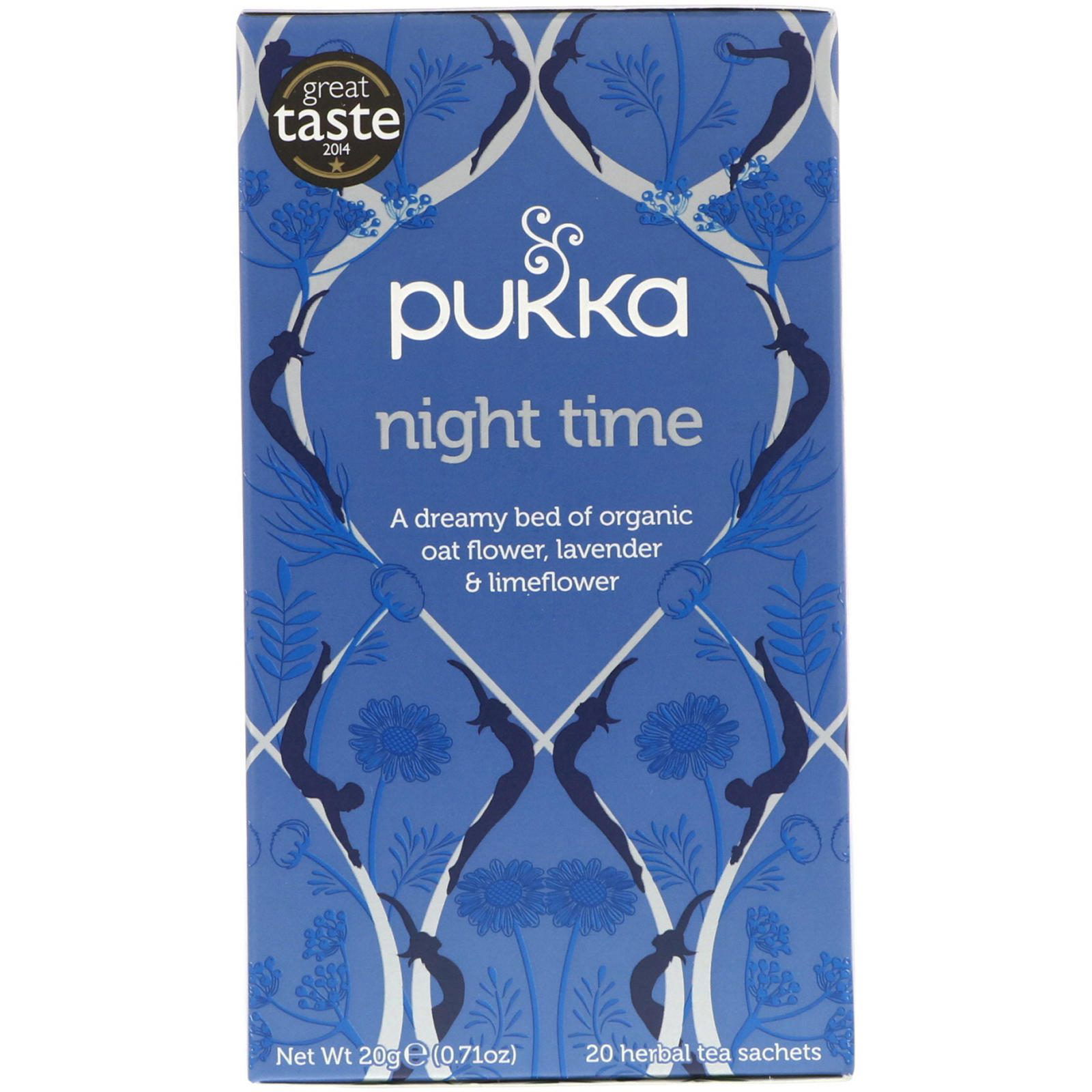 Pukka Herbs, Night Time Tea, 20 Herbal Tea Sachets 0.03 oz (1 g)