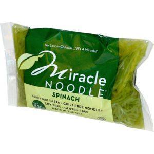 Miracle Noodle, Espinacas, Shirataki Pasta, 7 oz (198 g)