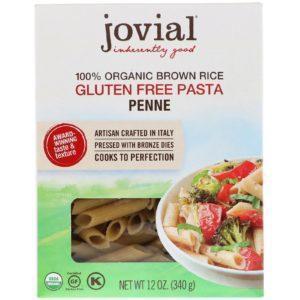 Jovial, 100% Organic Brown Rice Pasta, Penne , 12 oz (340 g)