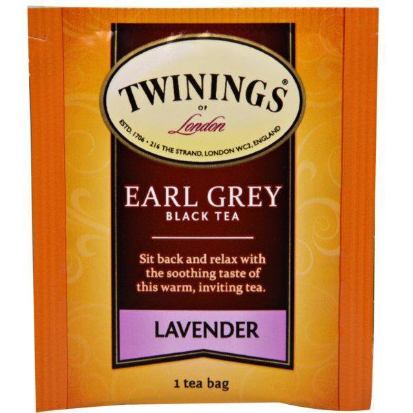 Twinings, Té negro, Conde Grey, Lavanda, 20 bolsas de té - 1,41 oz (40 g) - Imagen 3