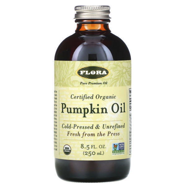 Flora, Aceite de Calabaza Orgánico Certificado, 8.5 fl oz (250 ml)
