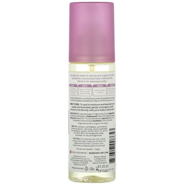 Bambo Nature, Splish Splash Baby Oil, 4.9 fl oz (145 ml) - Imagen 2