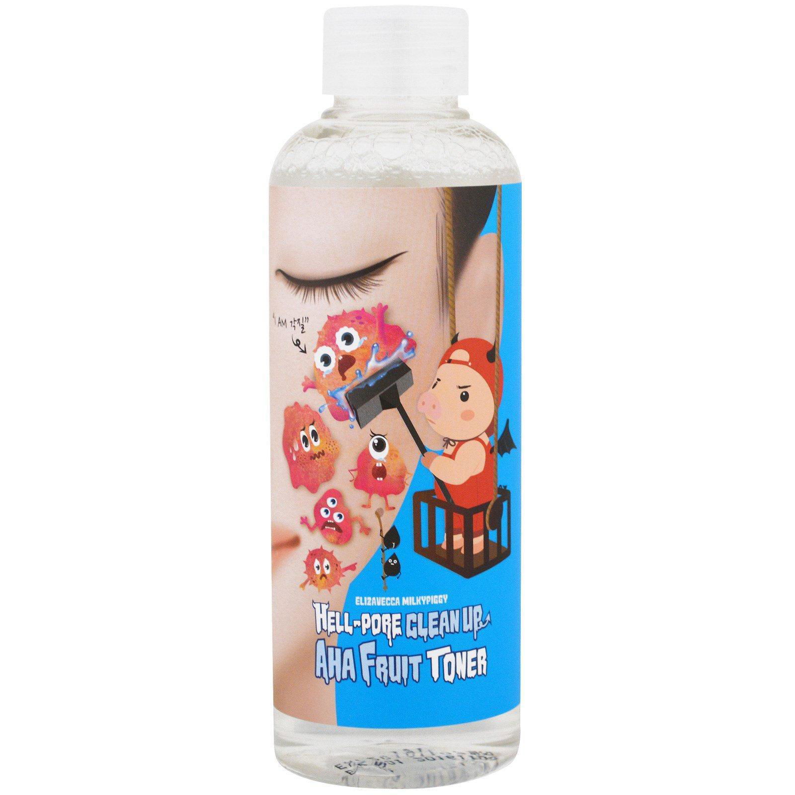 Elizavecca, Tónico de frutas, limpieza de los poros del infierno AHA , 200 ml