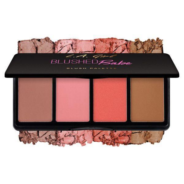 L.A. Girl, Paleta de rubores Blushed Babe, 4 g (0,14 oz) cada uno - Imagen 4