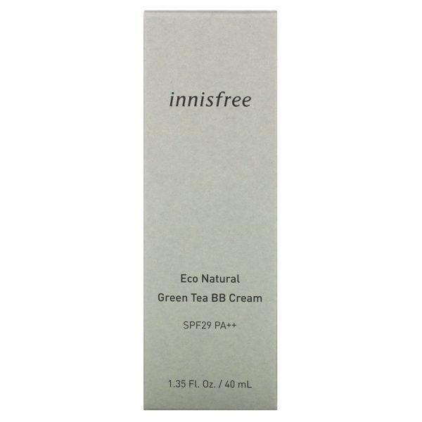 Innisfree, Eco Natural Green Tea BB Cream, SPF 29 PA++, 1.35 fl. oz. (40 ml) - Imagen 2