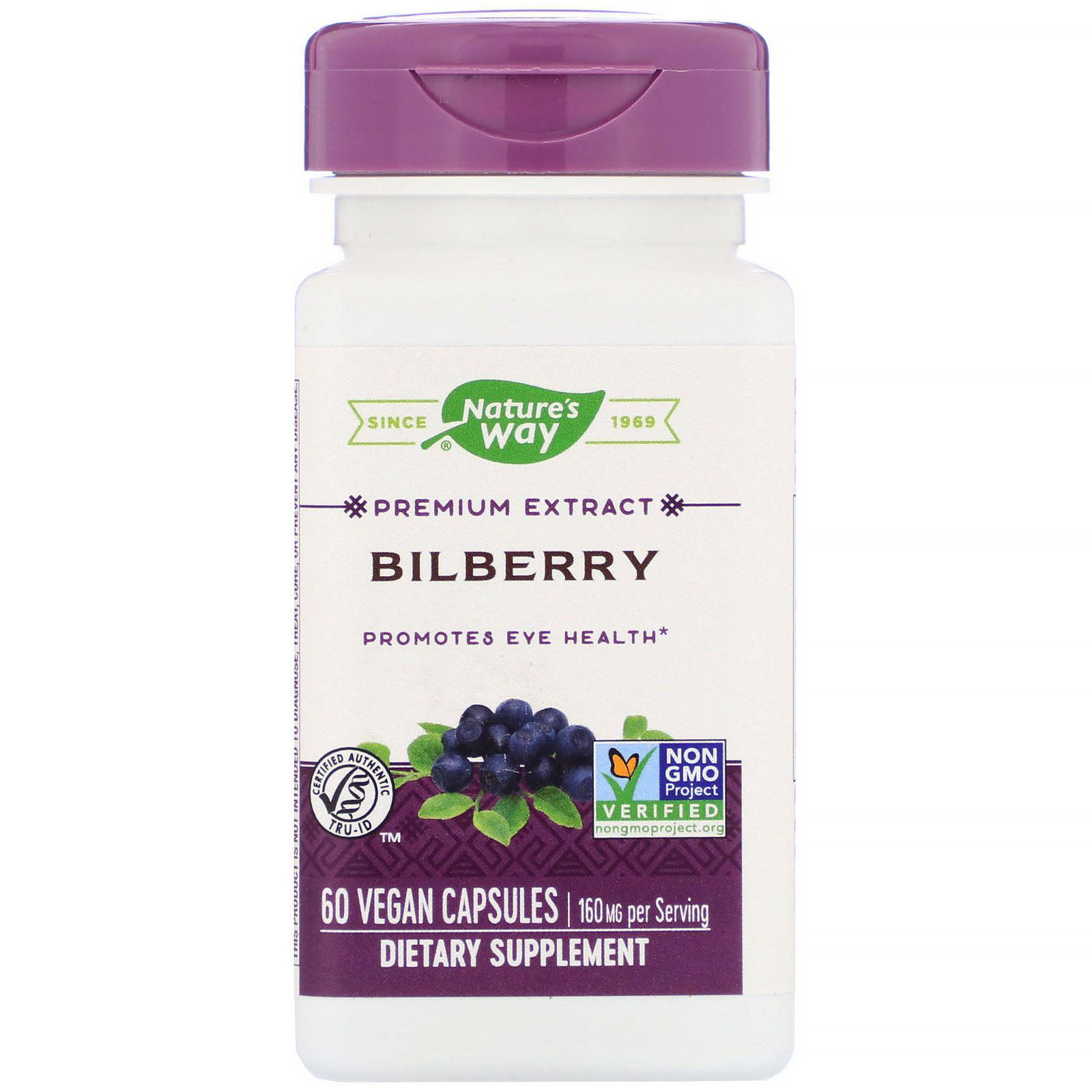 Nature's Way, Arándano, 160 mg, 60 cápsulas veganas