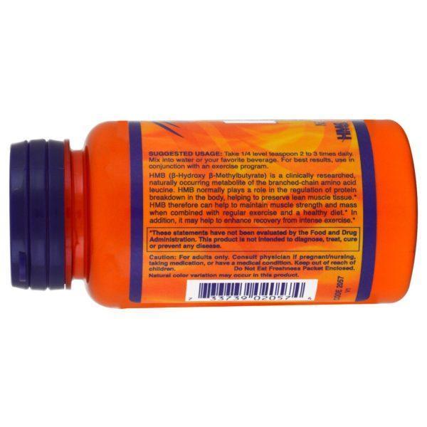 Now Foods, Sports, HMB en polvo, 90 g (3.2 oz) - Imagen 3
