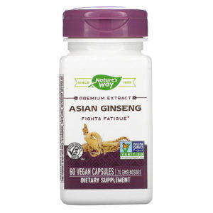 Nature's Way, Asian Ginseng, 60 Vegan Capsules