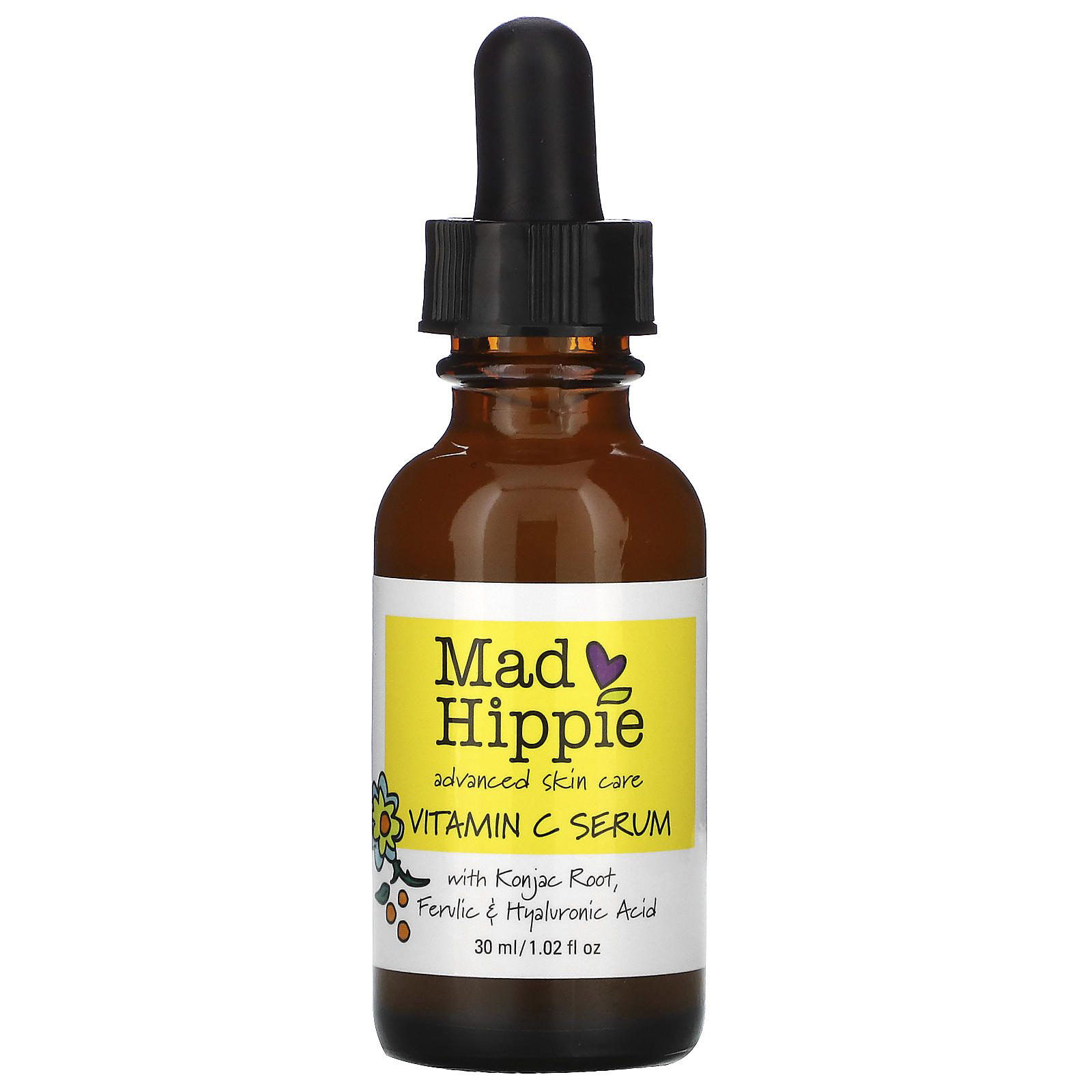 Mad Hippie Skin Care Products, Sérum con vitamina C, 8 principios activos, 30 ml (1,02 oz. líq.)