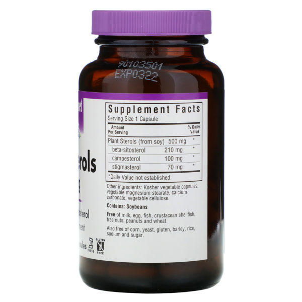 Bluebonnet Nutrition, Esteroles de planta, 500 mg, 90 cápsulas vegetales - Imagen 2