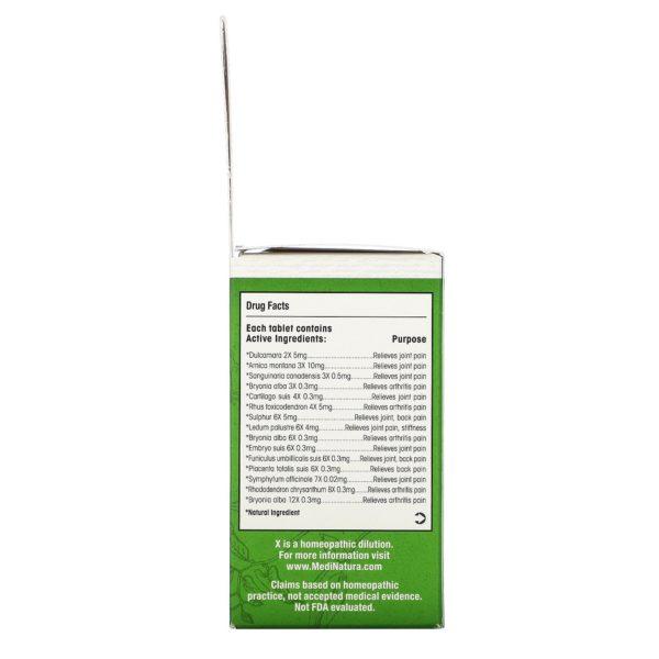 MediNatura, T-Relief, Arnica +12, Arthritis Pain Relief, 100 Tablets - Imagen 2