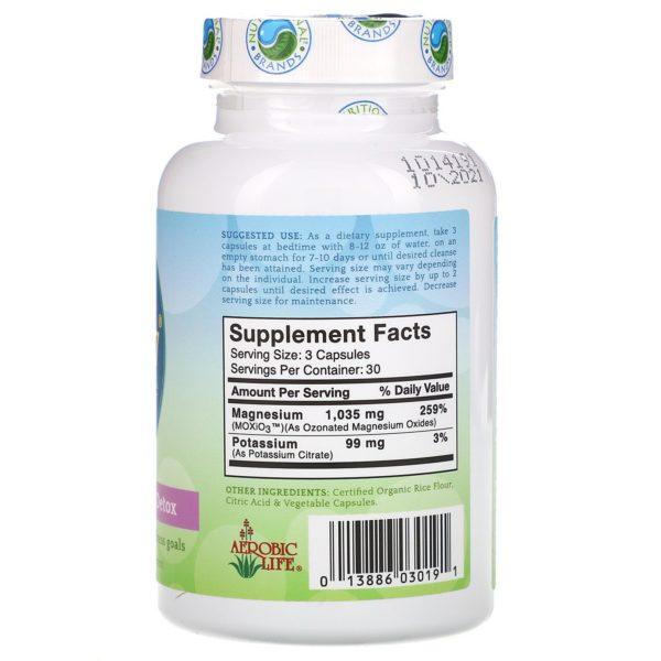 Aerobic Life, Mag O7, Limpieza y desintoxicación digestivas, 90 cápsulas - Imagen 2