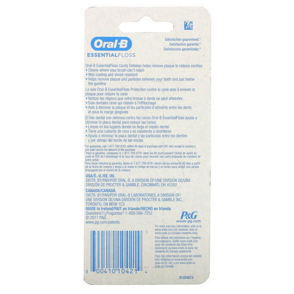 Oral-B, Essential Floss Value Pack, Mint, 2 Pack, 54.6 yd (50 m) Each - Imagen 3