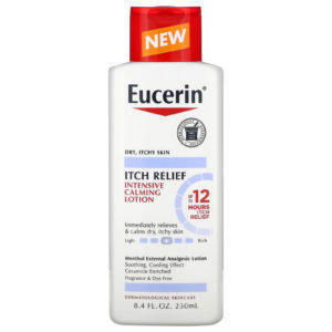 Eucerin, Loción calmante intensiva para aliviar la comezón, 250 ml (8,4 oz. líq.)