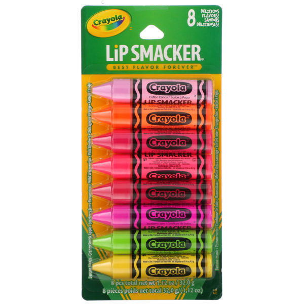 Lip Smacker, Crayola, Paquete surtido de bálsamos labiales, 8 piezas, 4 g (0,14 oz) cada una - Imagen 2