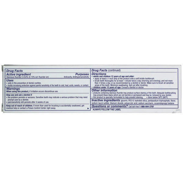 Sensodyne, Reparación y protección, Pasta dental con fluoruro, Extrafrescura, 96,4 g (3,4 oz) - Imagen 3