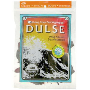 Maine Coast Sea Vegetables, Dulse, Vegetal del océano Atlántico salvaje, 56 g (2 oz)