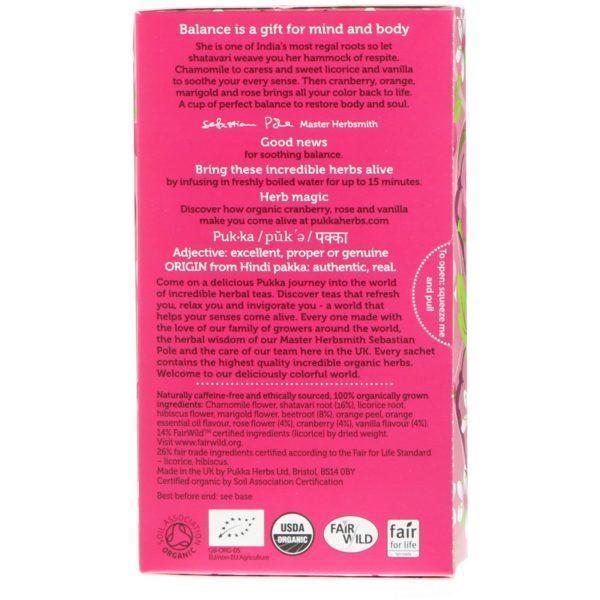 Pukka Herbs, Mujeres, sin cafeína, 20 bolsitas de té herbal, 1.05 oz (30 g) - Imagen 2