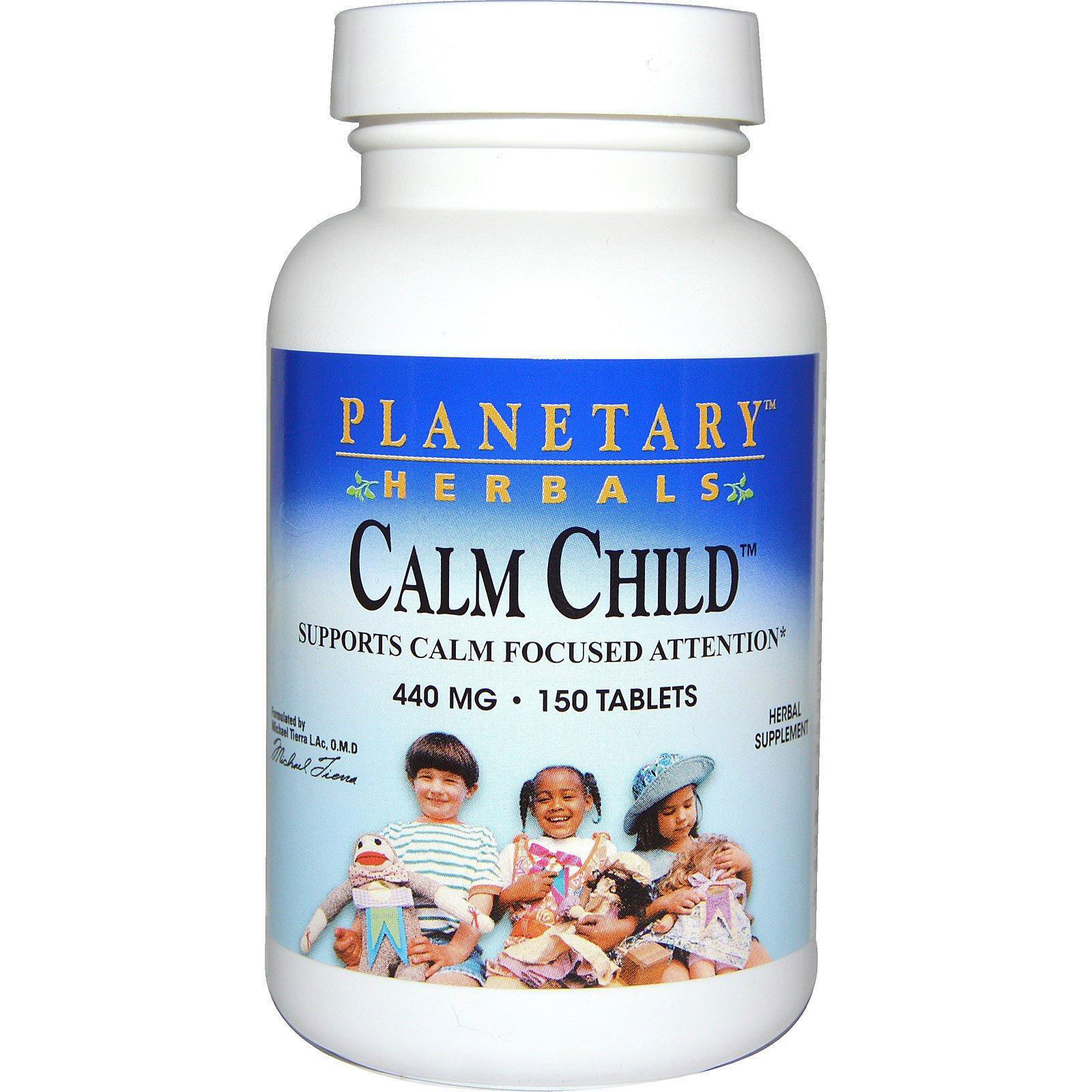 Planetary Herbals, Calmante para Niños, 440 mg, 150 Tabletas