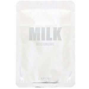 Lapcos, Mascarilla con leche, Humectante, 1 lámina, 30 ml (1,01 oz. líq.)
