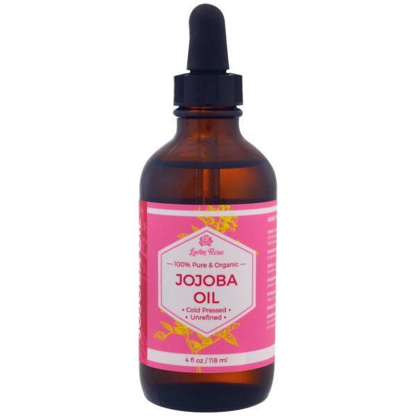Leven Rose, Aceite de jojoba 100 % puro y orgánico, 4 oz (118 ml)