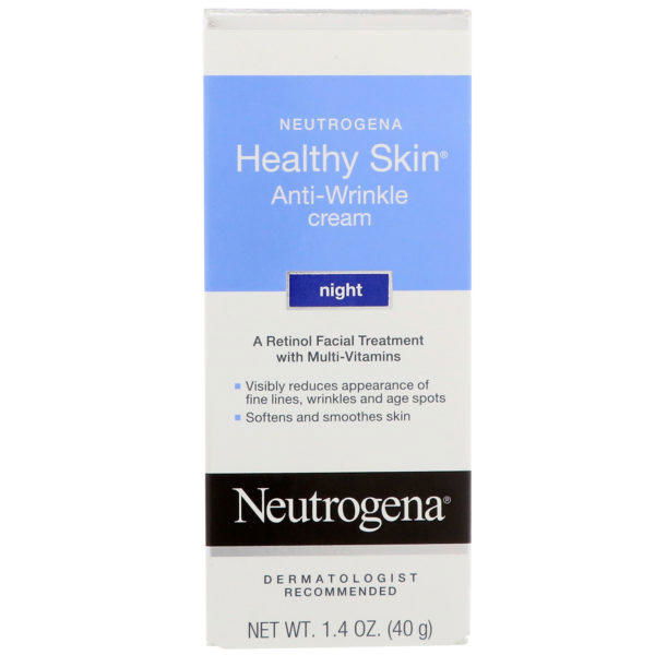 Neutrogena, Healthy Skin, Crema antiarrugas, Noche, 1.4 oz (40 g) - Imagen 2