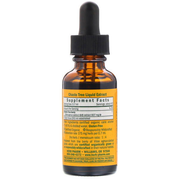 Herb Pharm, Árbol Casto, 1 fl oz (30 ml) - Imagen 2