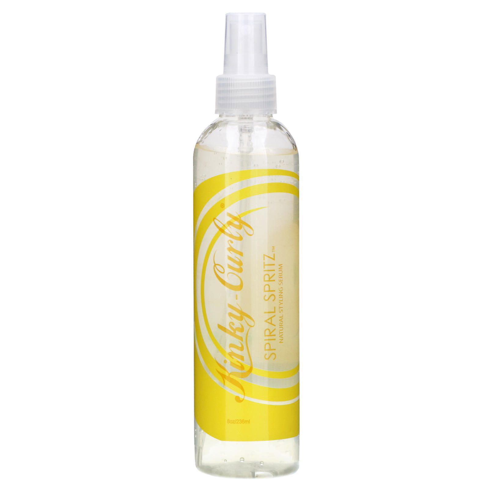 Kinky-Curly, Spiral Spritz, Suero Estilador Natural, 8 oz (236 ml)