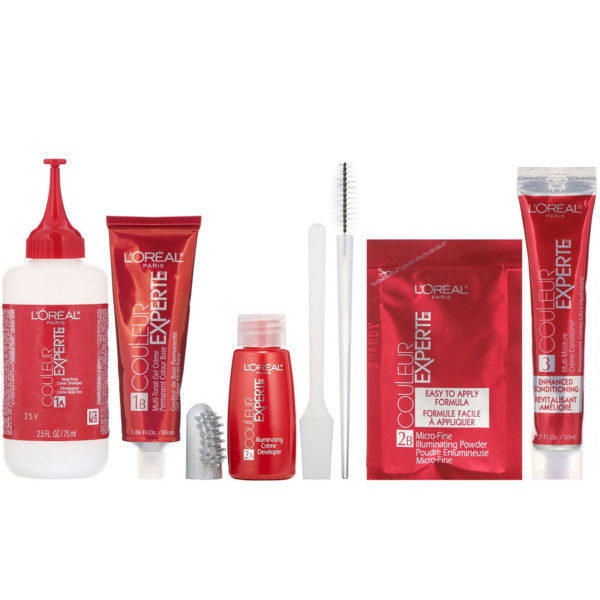 L'Oreal, Couleur Experte, Exprés, Color y reflejos, 6.1 Castaño ceniza claro, 1 aplicación - Imagen 3
