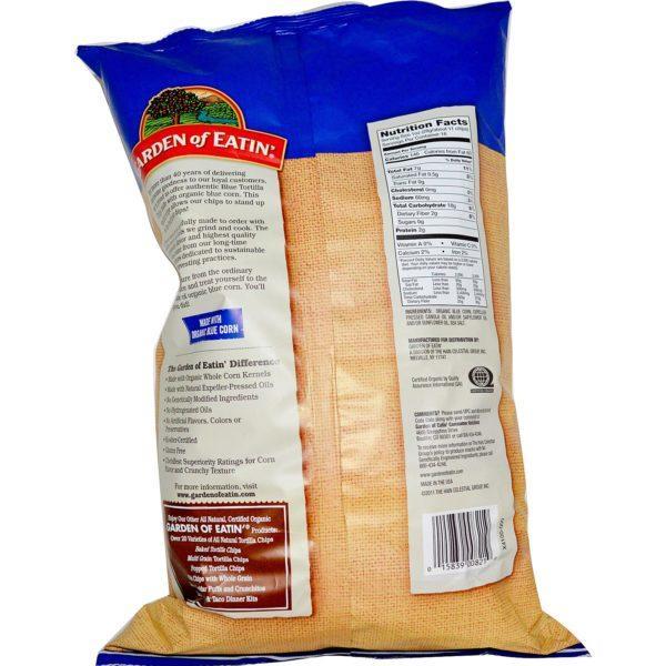 Garden of Eatin', Chips de tortilla de maíz, chips azules, 16 oz (453 g) - Imagen 2