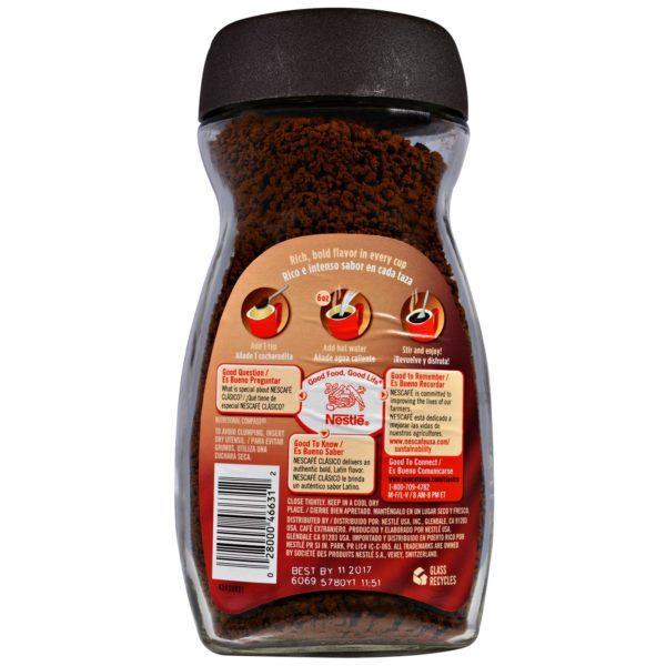 Nescafé, Café instantáneo puro, clásico, torrado oscuro, 7 onzas (200 g) - Imagen 2