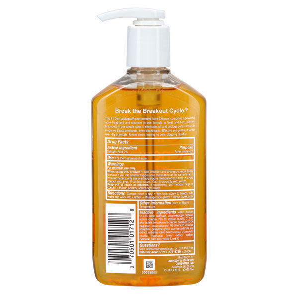Neutrogena, Jabón para el acné sin aceite, 9.1 oz (269 ml) - Imagen 2