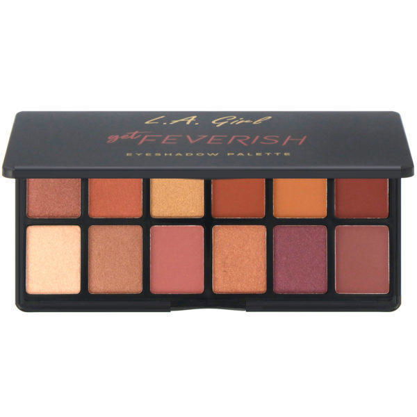 L.A. Girl, Paleta de sombras para ojos Get Feverish, 1 g (0,035 oz) cada una