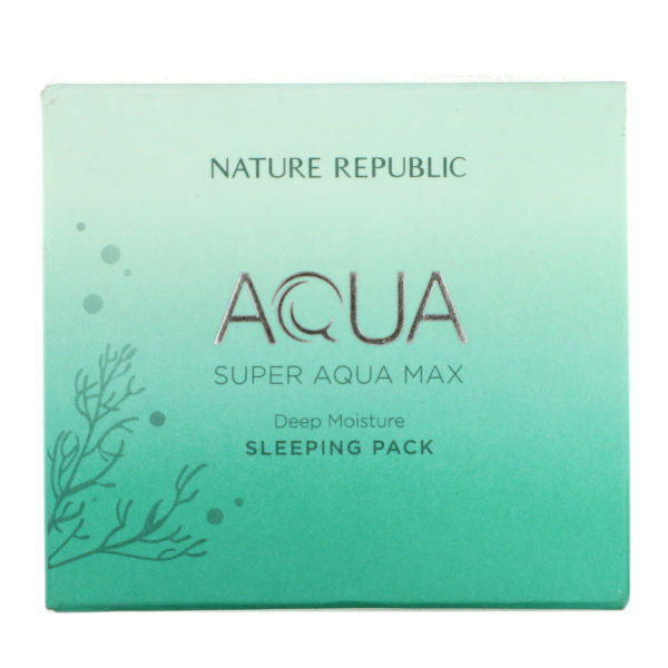 Nature Republic,  Super Aqua Max, Deep Moisture Sleeping Pack, 3.38 fl oz (100 ml) - Imagen 2
