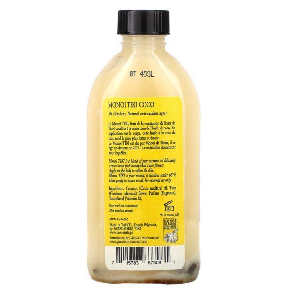 Monoi Tiare Tahiti, Aceite de coco, 4 fl oz (120 ml) - Imagen 2
