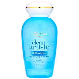 L'Oreal, Clean Artiste, Desmaquillante para ojos sensibles, 118 ml (4 oz. líq.)