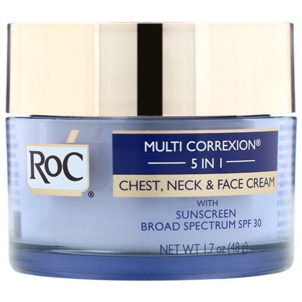 RoC, Multiconexión 5 en 1, crema para la cara, el cuello y el pecho, 1.7 oz (48 g)