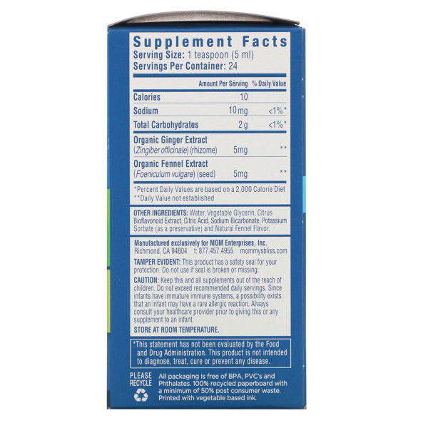 Mommy's Bliss, Gripe Water, Original, 4 oz (120 ml) - Imagen 2