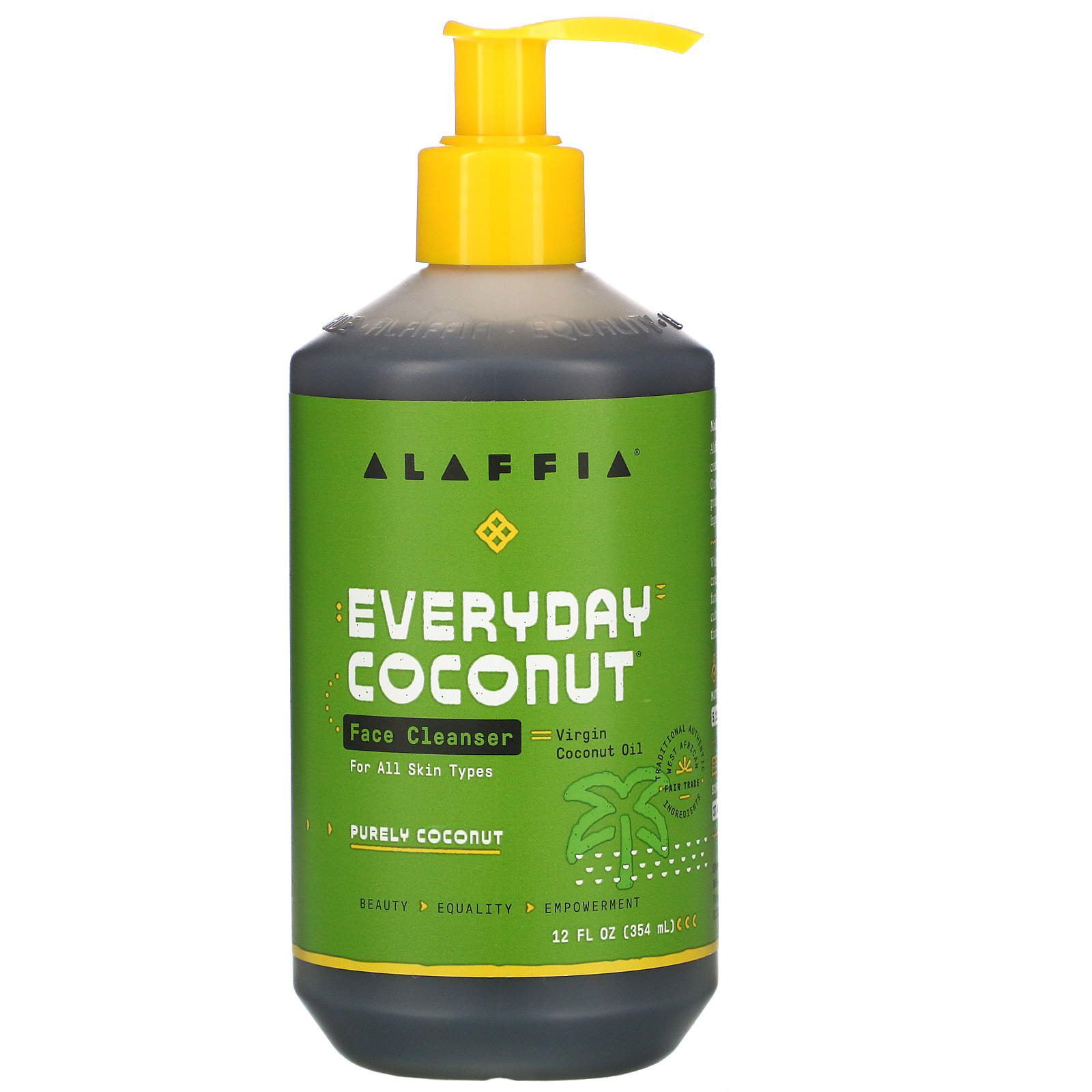 Alaffia, Everyday Coconut, Agente de limpieza facial, 354 ml (12 oz líq.)