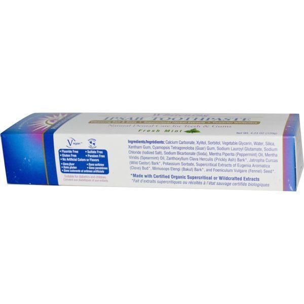 Heritage Store, IPSAB, Pasta dental blanqueadora, Menta fresca, 4.23 oz (120 g) - Imagen 2