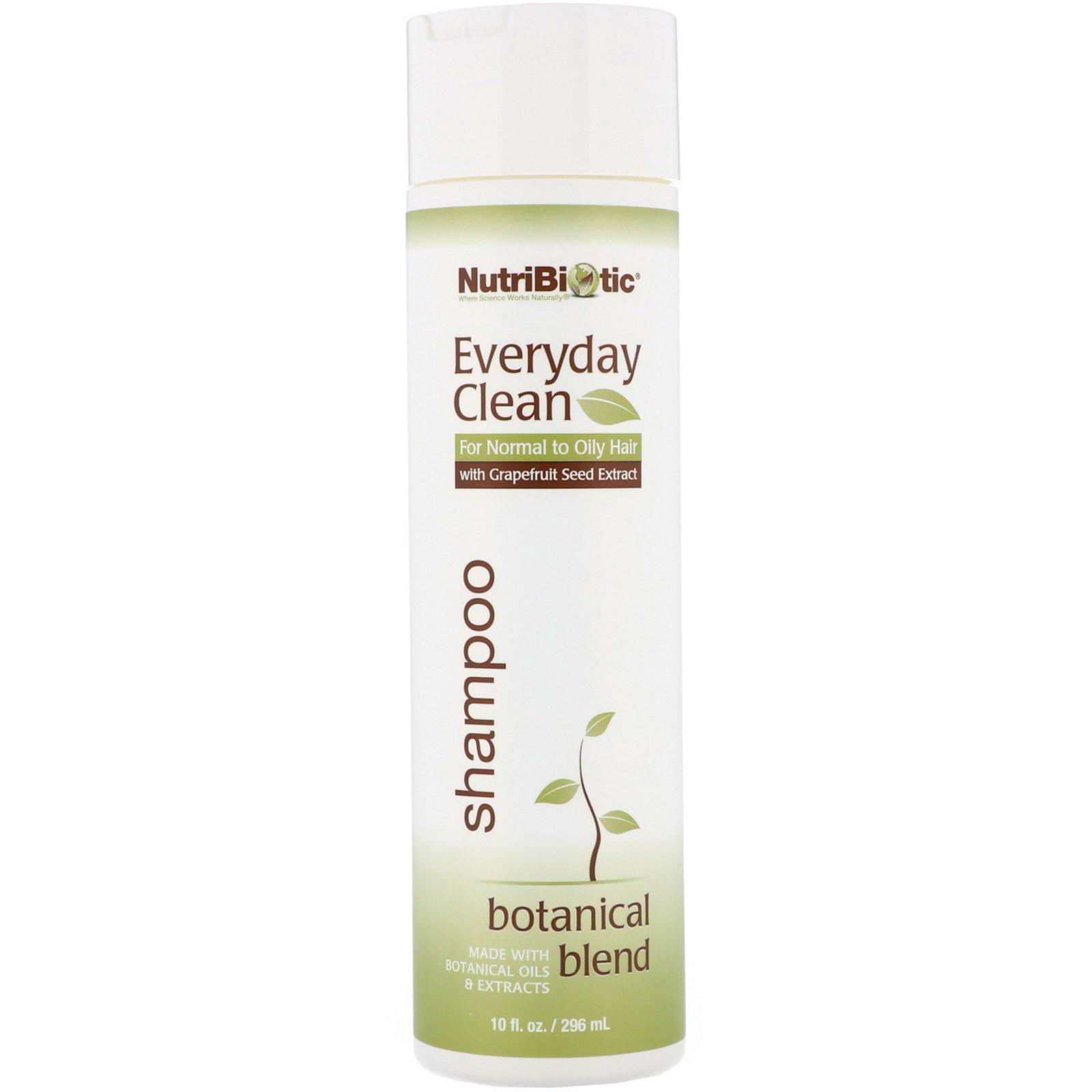 NutriBiotic, Everyday Clean, champú, Botanical Blend, 10 fl oz (296 ml)