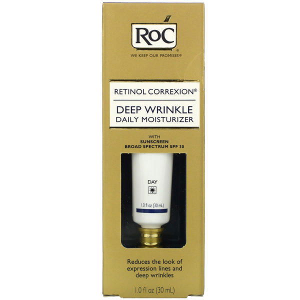 RoC, Retinol Correxion, humectante diario para arrugas profundas, FPS 30, 1.0 fl. Oz (30 ml) - Imagen 2