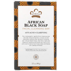 Nubian Heritage, African Black Soap, Facial Cleansing Bar, 3.5 oz (99 g)