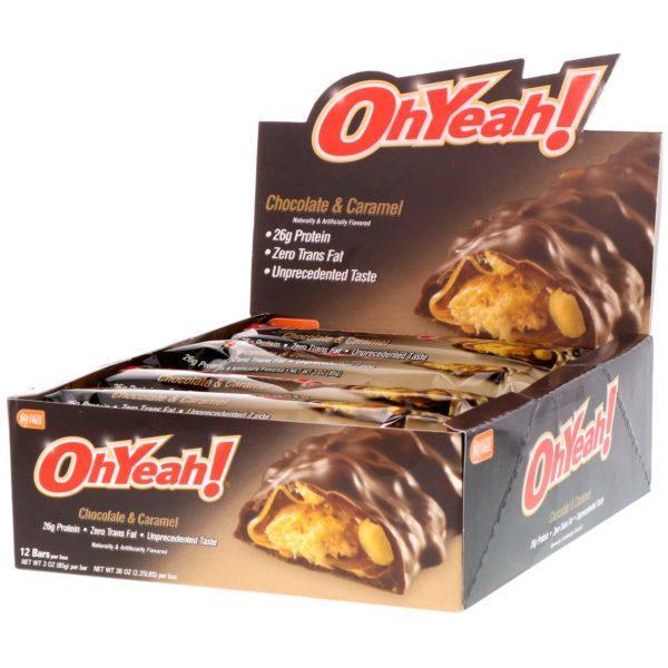 One Brands, Barras de proteína, chocolate y caramelo, 12 barras, 3 oz (85 g)