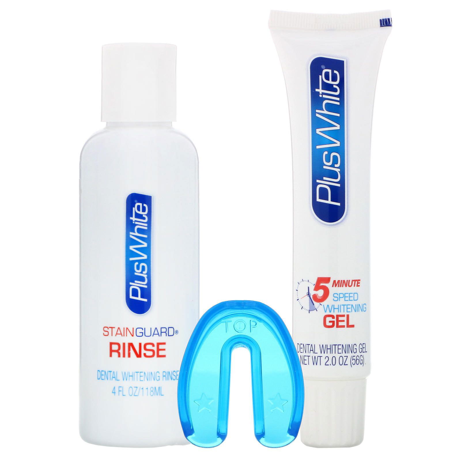 Plus White, 5 MINUTES Sistema Premium de Blanqueamiento , Kit de 3 Piezas de Blanqueamiento