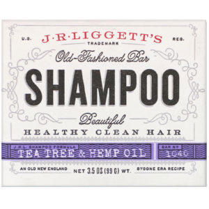 J.R. Liggett's, Old Fashioned Shampoo Bar, Tea Tree & Hemp Oil, 3.5 oz (99 g)